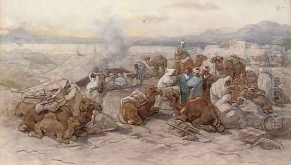 An Arab encampment - view 1