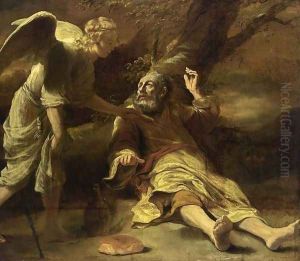 Elijah Fed by an Angel 1660-63