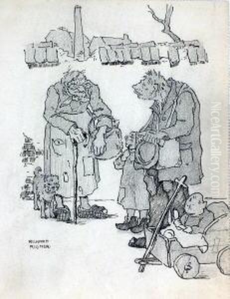 Vorstadtszene - view 1