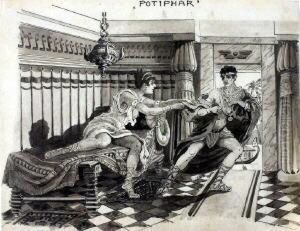 Josef Und Potiphars Frau by Richard Aigner
