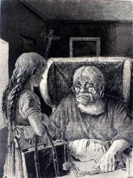Grosmutter Und Madchen - view 1