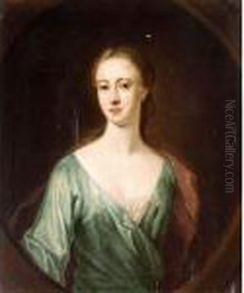 Portrait Of A Lady, Said To Be
Mrs Mcfarlane, Daughter Of Lord Halbett Of Pitfirrane; Portrait Of A
Lady - view 1
