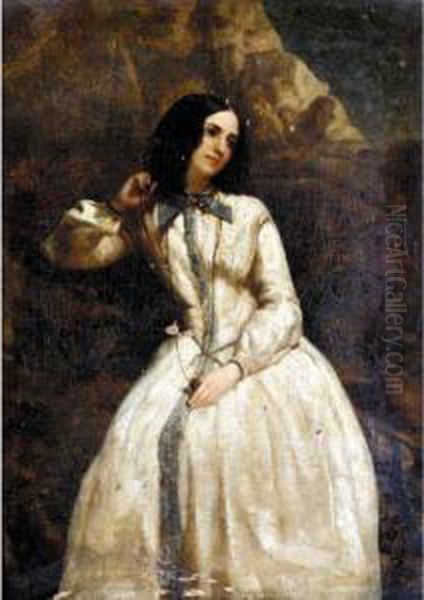 Lady In A White Dress - view 1