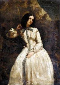 Lady In A White Dress by William Aikman