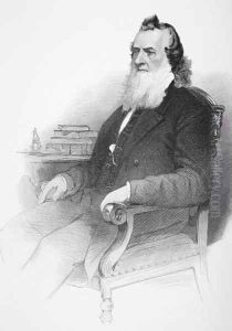 Portrait of Gideon Welles by Mathew Brady