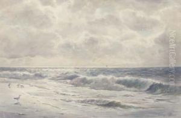 Waves Crashing On The Foreshore - view 1