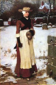 Puritan Maiden by George Henry Boughton