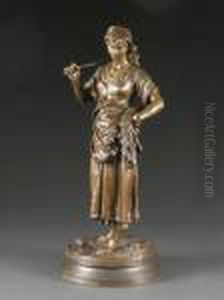 [la Glaneuse] by Eugene Antoine Aizelin