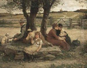 A resting place by George Henry Boughton