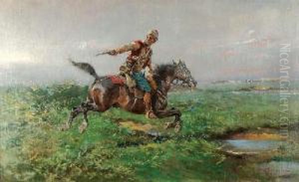 Jezdziec Na Stepie, Po 1900 - view 1