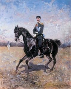 Portret Konny Wielkiego Ksiecia 
Mikolaja Mikolajewicza Romanowa, Generala Adiutanta Cesarza Rosji 
Mikolaja Ii Romanowa, 1902 R.