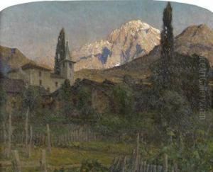 La Vetta Del Monte Bianco by Lidio Ajmone