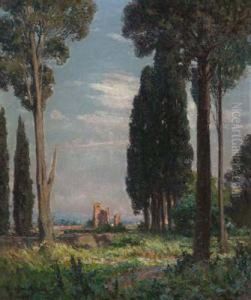 Paesaggio Con Rovine by Lidio Ajmone