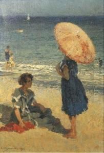 Sulla Spiaggia by Lidio Ajmone