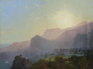 Ansicht Des Palastes Von Oreanda. 1861.