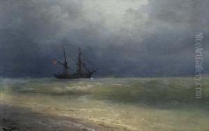 Marine. 1898. by Ivan Konstantinovich Aivazovsky