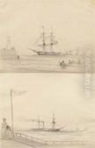 Gegenstucke: Frascati / Le Havre. 1843. by Ivan Konstantinovich Aivazovsky