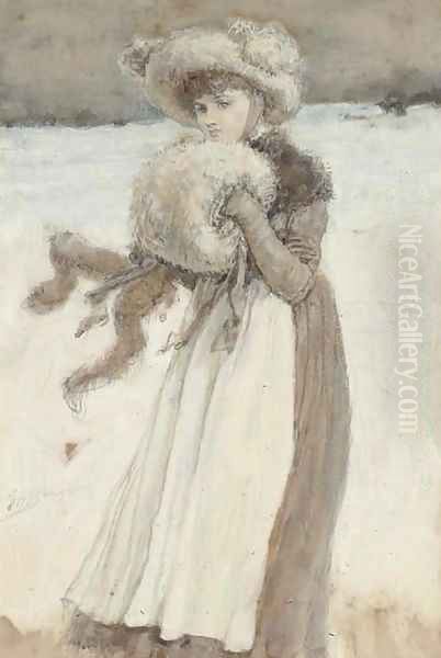 An illustration to 'Love in Winter' - view 1