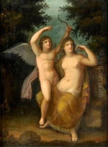 Venus Och Amor by Jonas Akerstrom