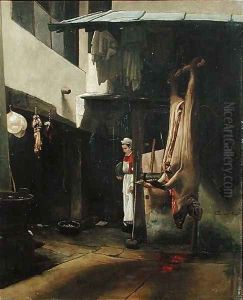 The Butcher by Francois Bonvin
