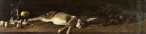 Still Life with a Hare, 1863 by Francois Bonvin