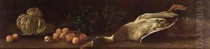 Still Life with a Duck, 1863 by Francois Bonvin