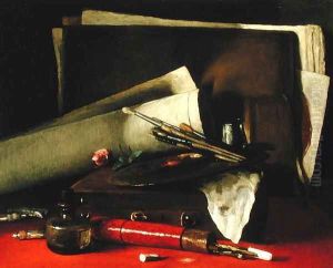 Attributes of Painting by Francois Bonvin