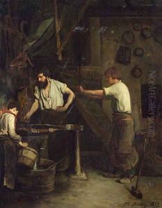 The Blacksmiths, Memory of Treport 1857