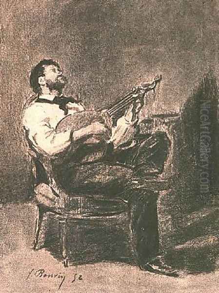 The Mandoline Player - view 1
