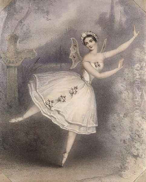 Carlotta Grisi as Giselle, Paris, c.1841 - view 1