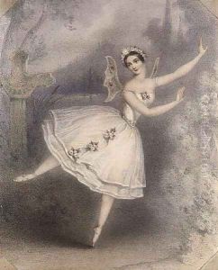 Carlotta Grisi as Giselle, Paris, c.1841