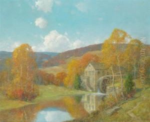 A New England Autumn by Ernest Albert