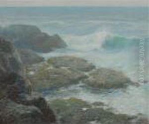 A Rocky Coast by Ernest Albert