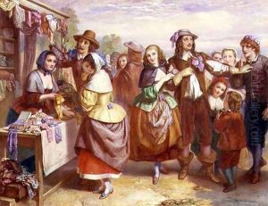 The Outdoor Haberdashery by Auguste Jules Bouvier, N.W.S.