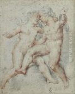 Two Putti Embracing thumbnail