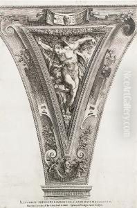 The Torture Of Prometheus (bartsch 92) by Cherubino Alberti
