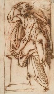 Study For The Figure Of Atlante