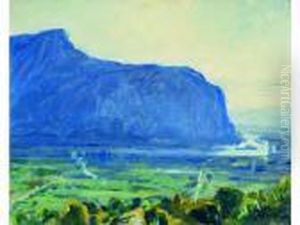 Au Declin Du Jour Vers La Fin 
Septembre A Voreppe, La Masserocheuse De Lechaillon Et Lisere.