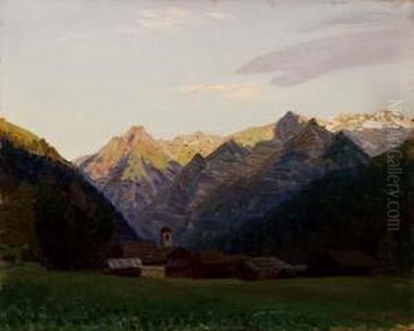 Veduta Di Paese Alpino - view 1