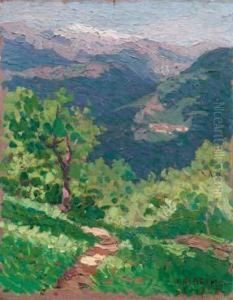 Paesaggio by Oreste Albertini