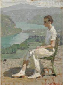 Figura A Viconago (zita) by Oreste Albertini