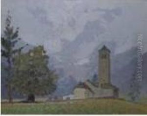 Chiesetta Di Montagna by Oreste Albertini