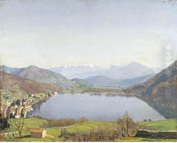 Lago Di Lugano, Primavera A Ponte Tresa - view 1