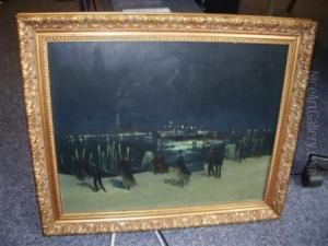 Venezia, Notturno by Gino Albieri