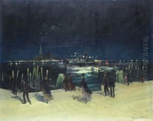 Notturno A Venezia by Gino Albieri