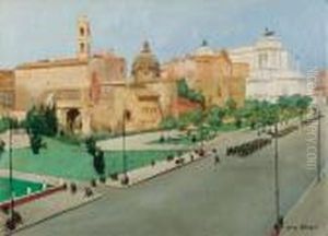 Parata In Via Dei Fori Imperiali by Gino Albieri