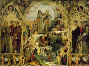 The Seeds and Fruits of English Poetry by Ford Madox Brown