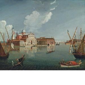 Lisola Di San Giorgio Con La Punta Della Giudecca by Francesco Albotto