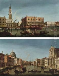 Veduta Del Molo Con Il Palazzo Ducale by Francesco Albotto