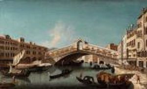 Il Ponte Di Rialto Ripreso Da Sud by Francesco Albotto